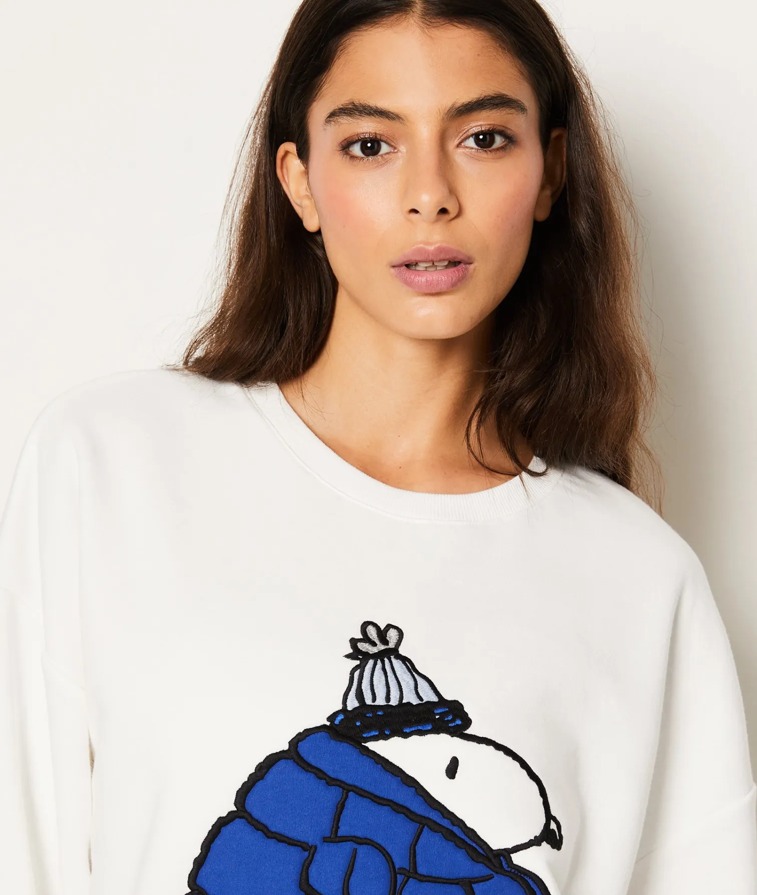 Etam Sweat de pyjama en coton Snoopy Peanuts™ BLANC Flash Sale