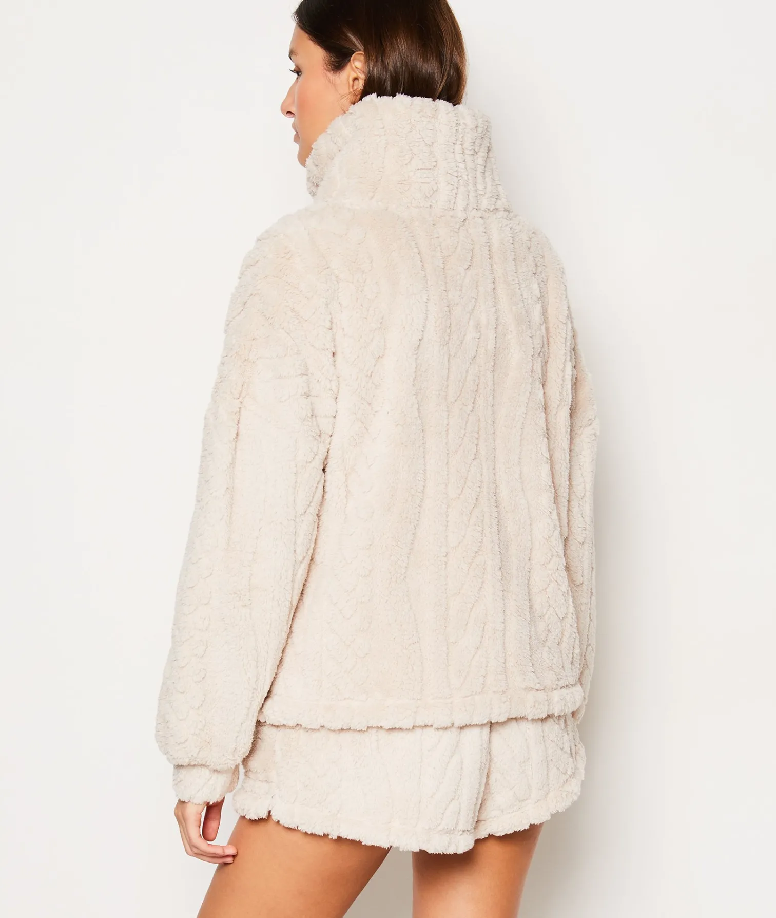 Etam Sweat de pyjama polaire BEIGE Sale