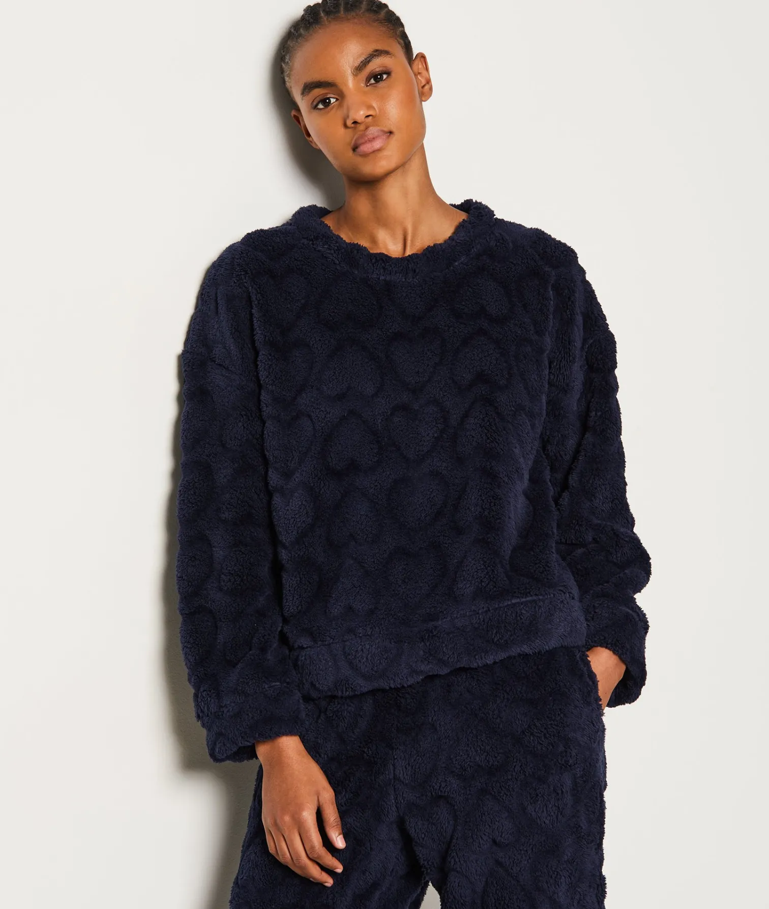 Etam Sweat de pyjama polaire BLEUNUIT Best Sale
