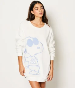 Etam Sweat de pyjama polaire Snoopy Peanuts™ BLANC New