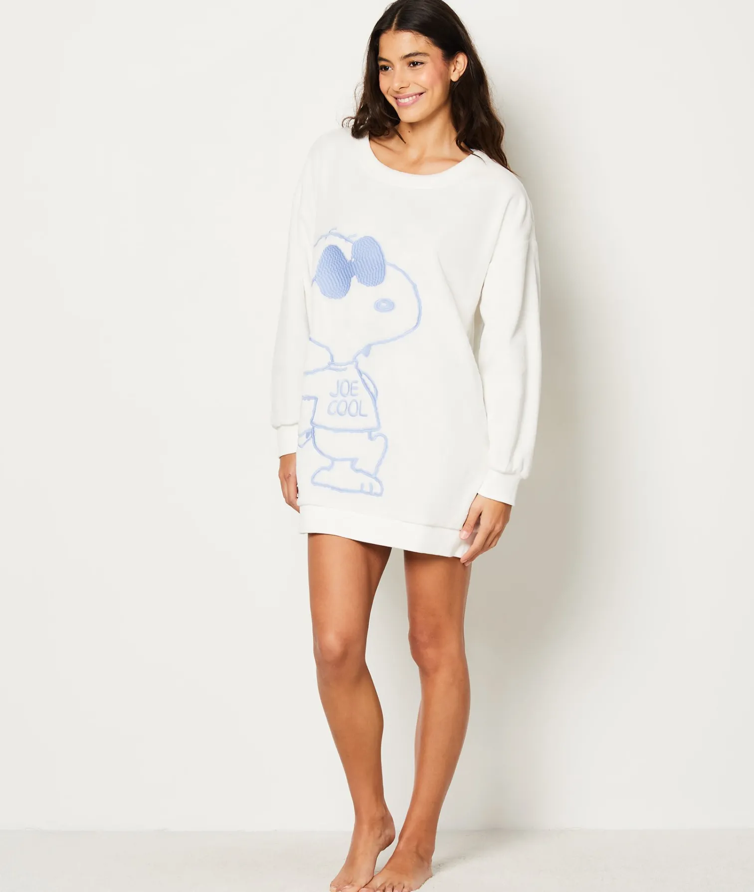 Etam Sweat de pyjama polaire Snoopy Peanuts™ BLANC New