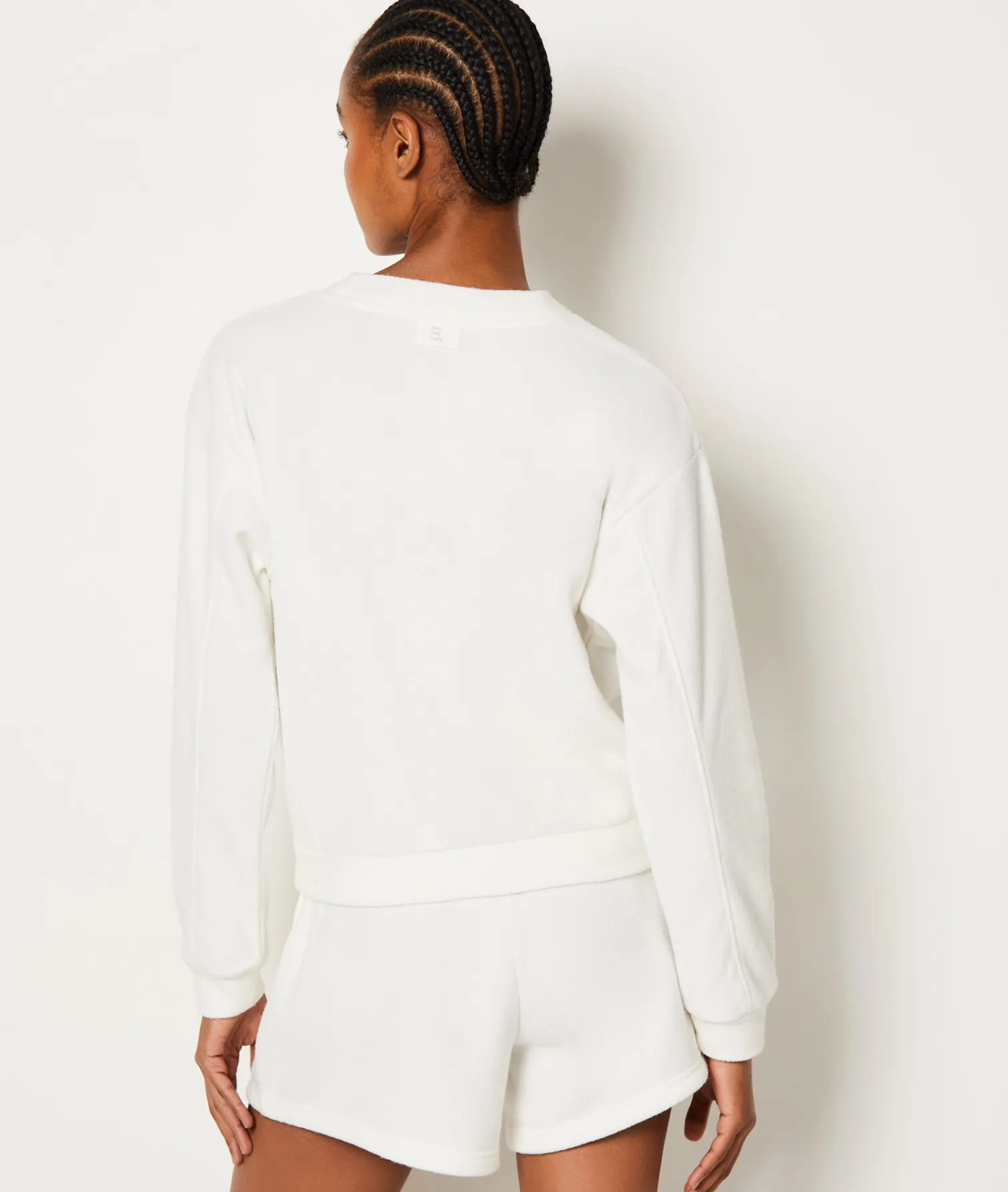 Etam Sweat molleton granulé ECRU Flash Sale