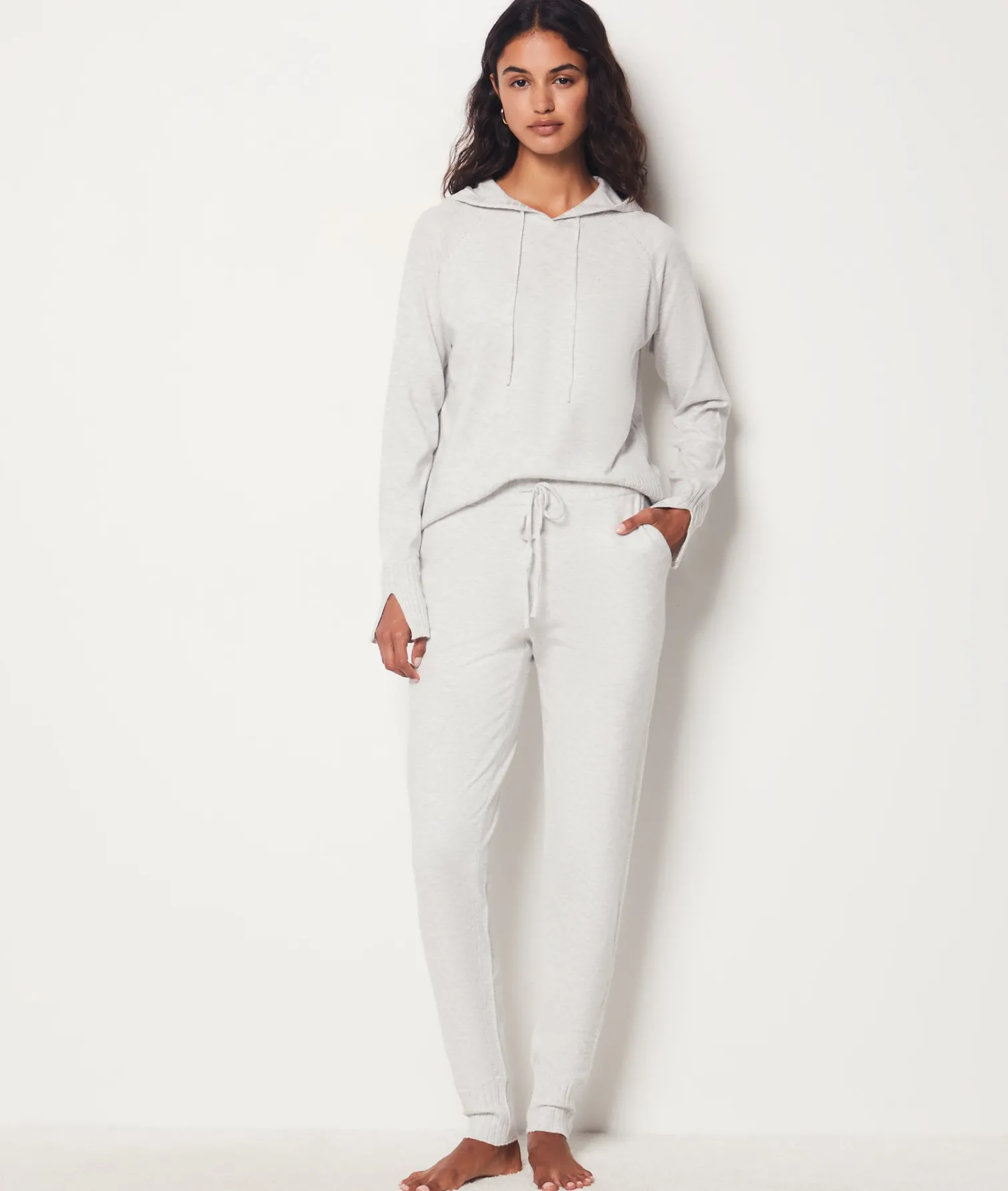 Etam Sweatshirt with Hood GREY New