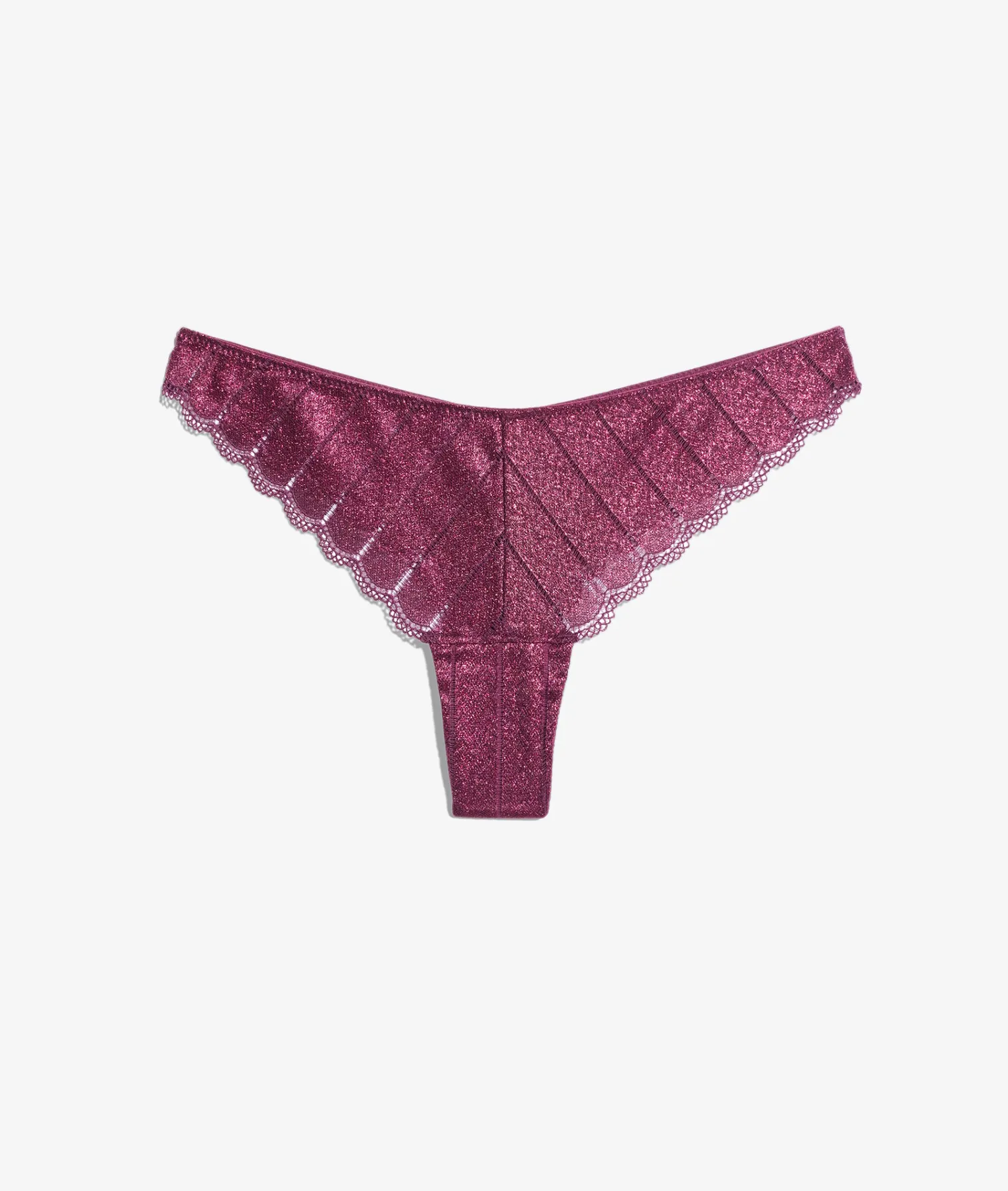 Etam Tanga en dentelle irisé PRUNE Cheap