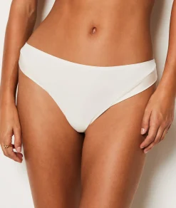 Etam Tanga en microfibre satinée ECRU Cheap