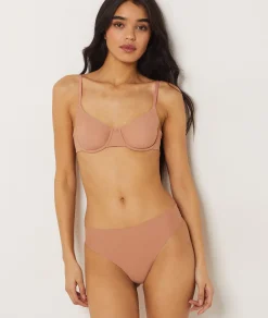 Etam Tanga high leg en microfibre BLUSH Discount