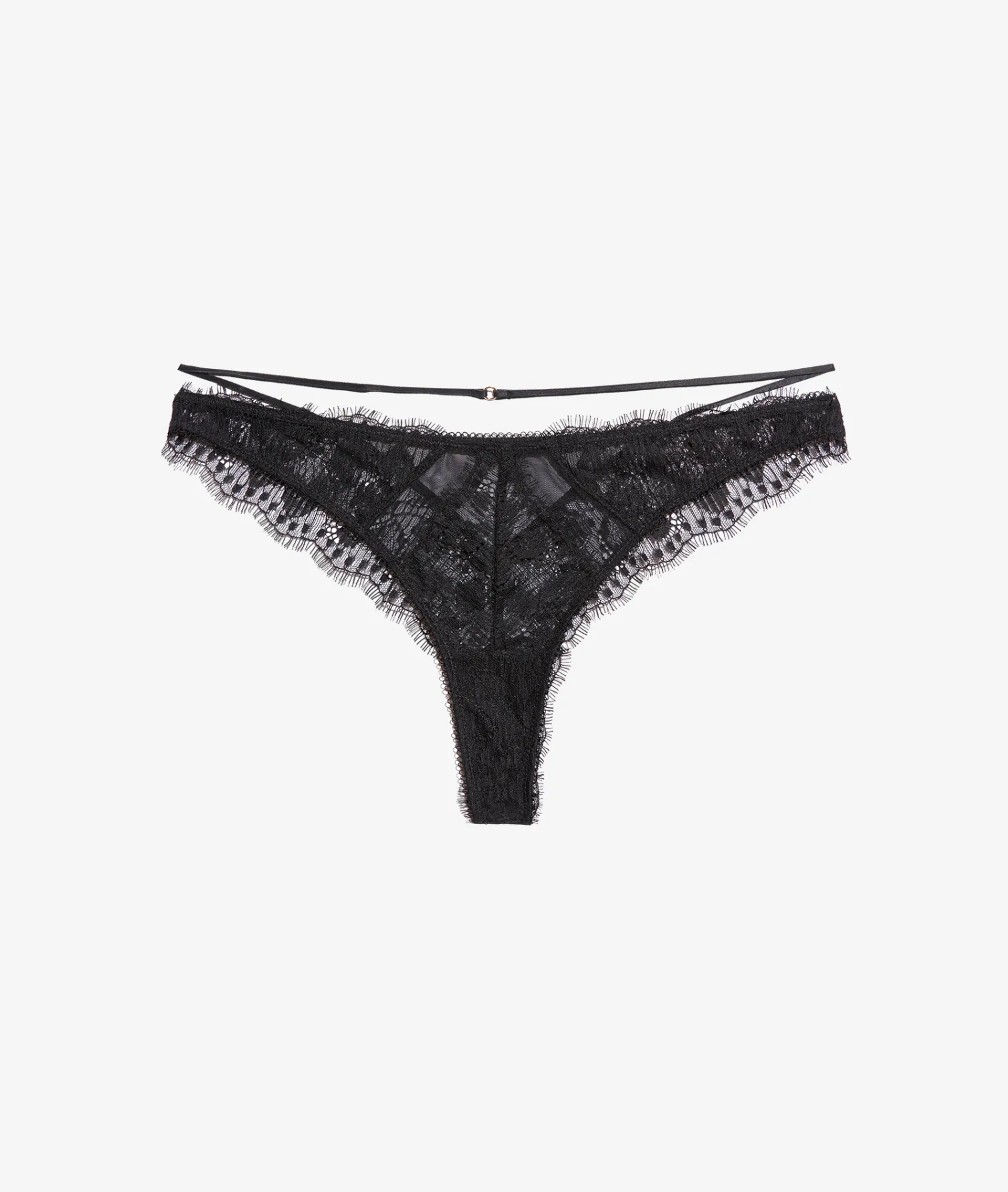 Etam Tanga Tulle and Lace BLACK Flash Sale