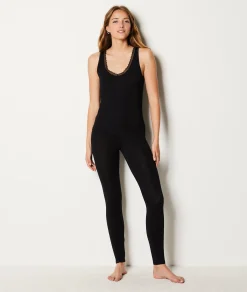 Etam Thermal knit camisole BLACK Cheap