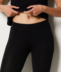 Etam Thermal knit legging BLACK Outlet