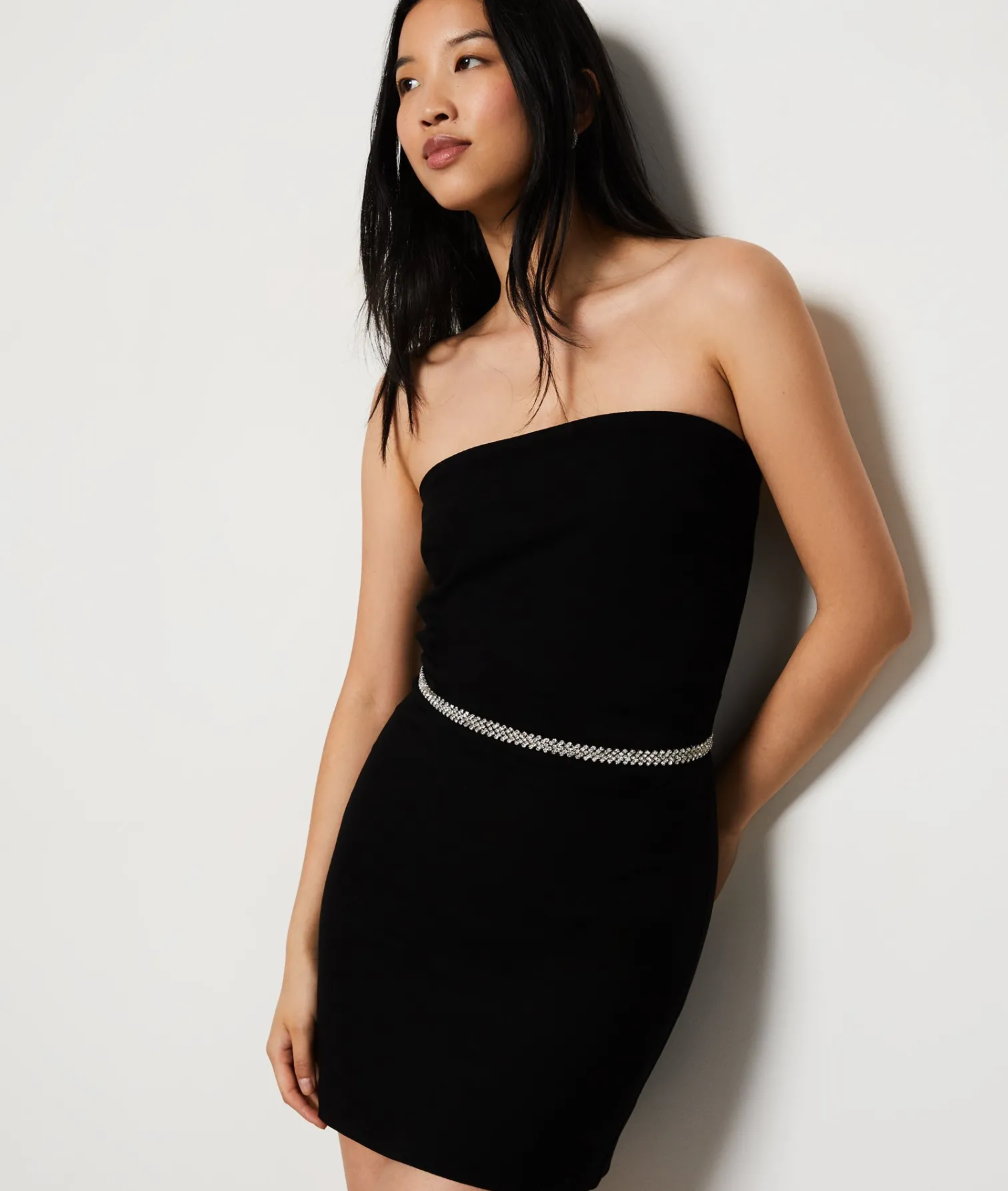 Etam Thin Glitter Belt SILVER Outlet