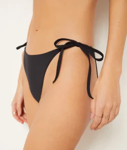 Etam Tie-Side Bikini Bottom BLACK Store
