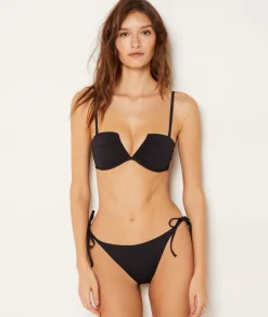 Etam Tie-Side Bikini Bottom BLACK Store