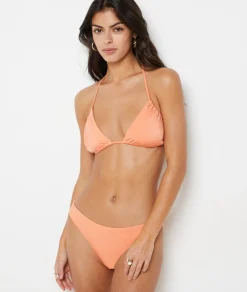 Etam Triangle Bikini Top CORAL Cheap