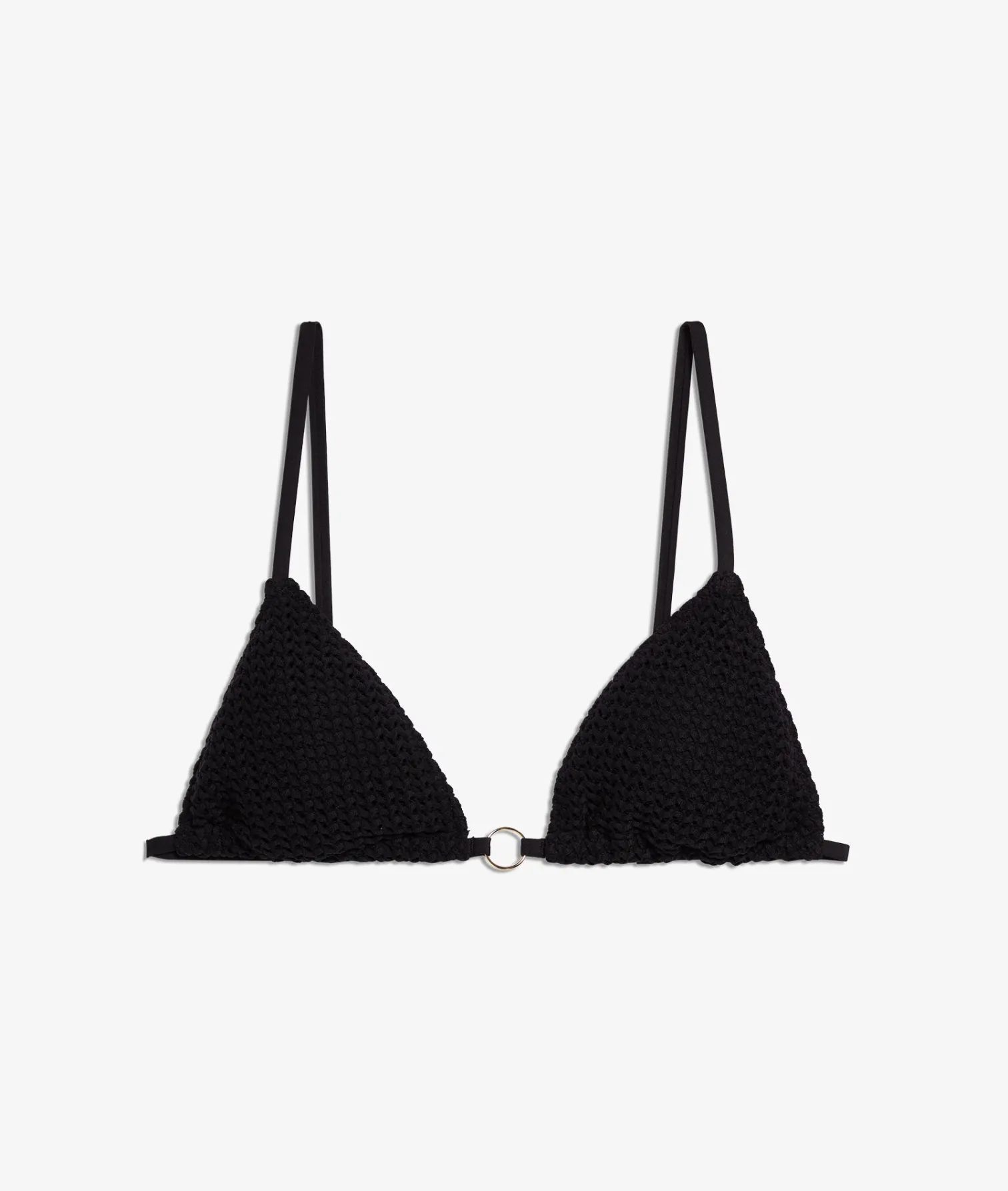 Etam Triangle Bikini Top BLACK Best