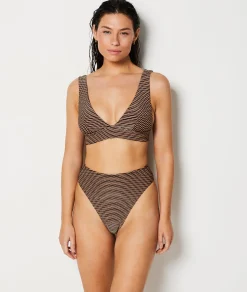 Etam Triangle Bikini Top COPPER New