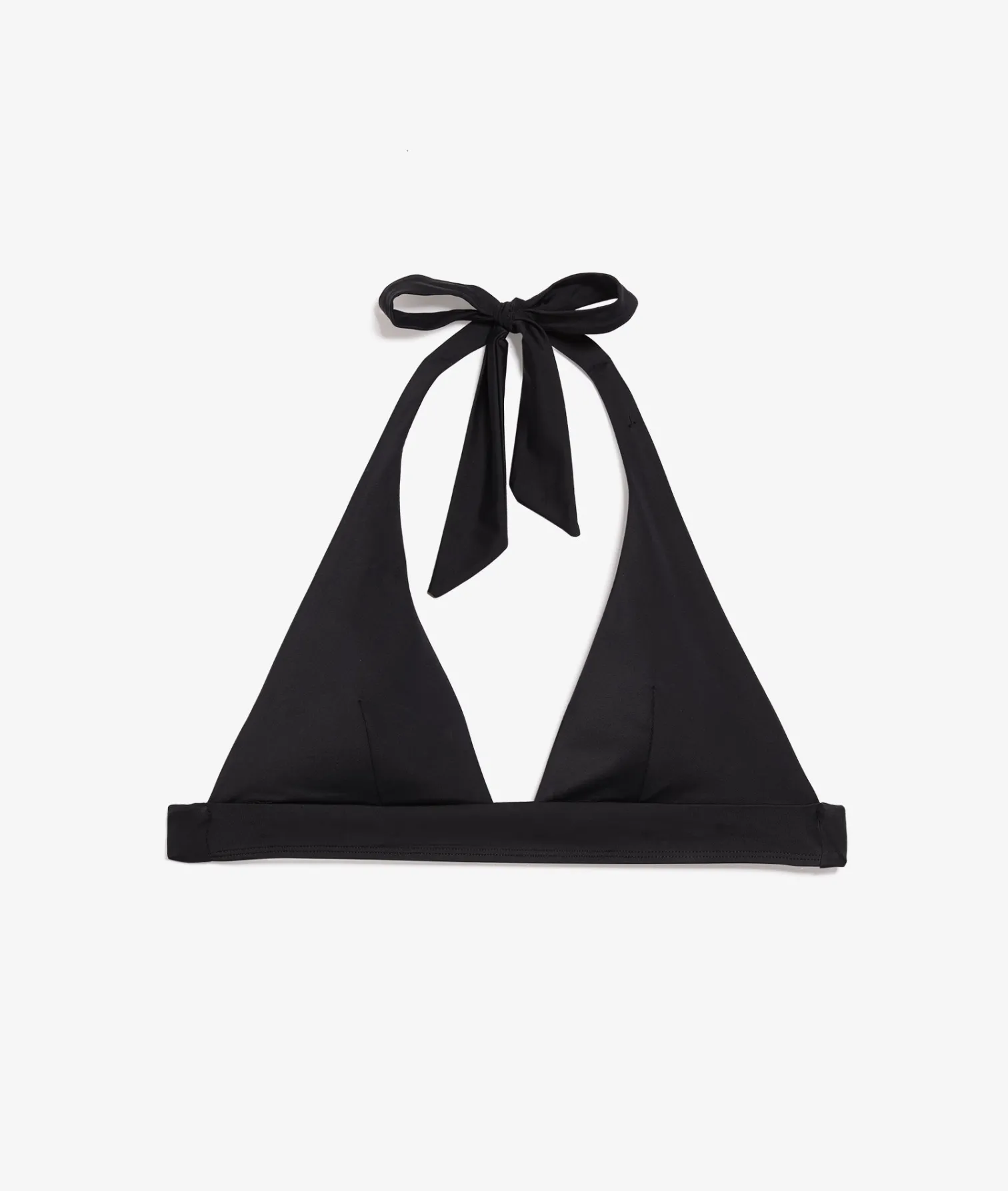 Etam Triangle Bikini Top BLACK New