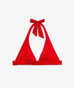 Etam Triangle Bikini Top RED Sale