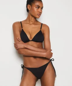 Etam Triangle Bikini Top BLACK Discount