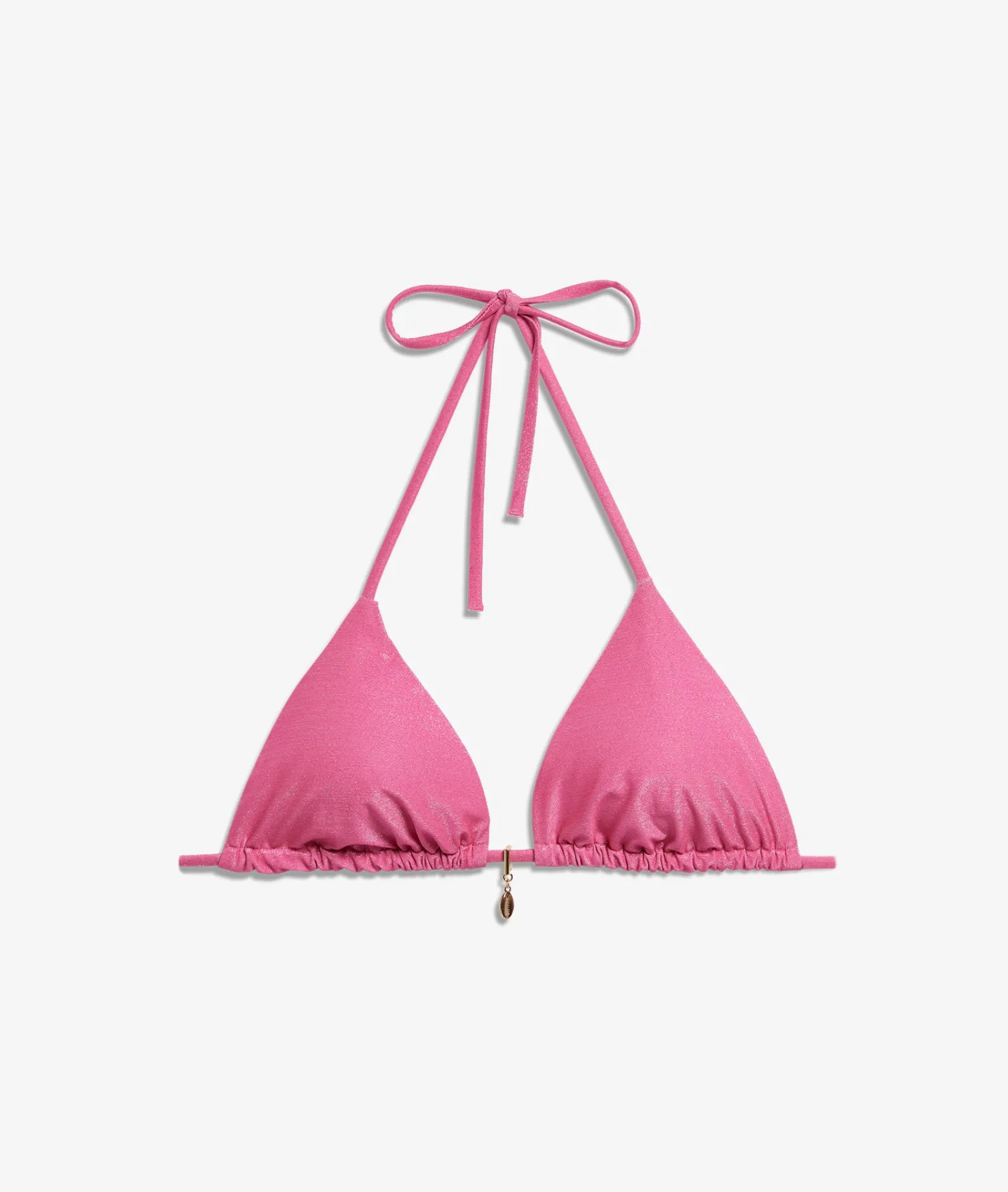 Etam Triangle Bikini Top with Sequins and Jewel Details CANDYPINK Flash Sale