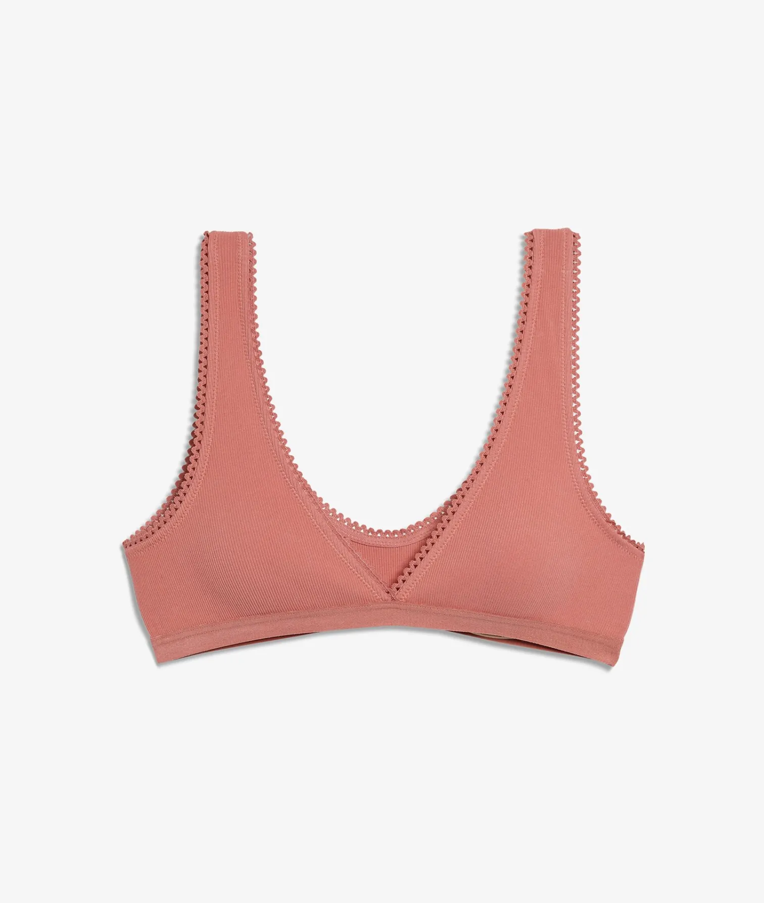 Etam Triangle Bralette in Cotton ROSE Store