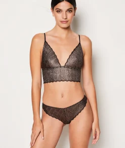 Etam Triangle sans armatures irisé CUIVRE Flash Sale