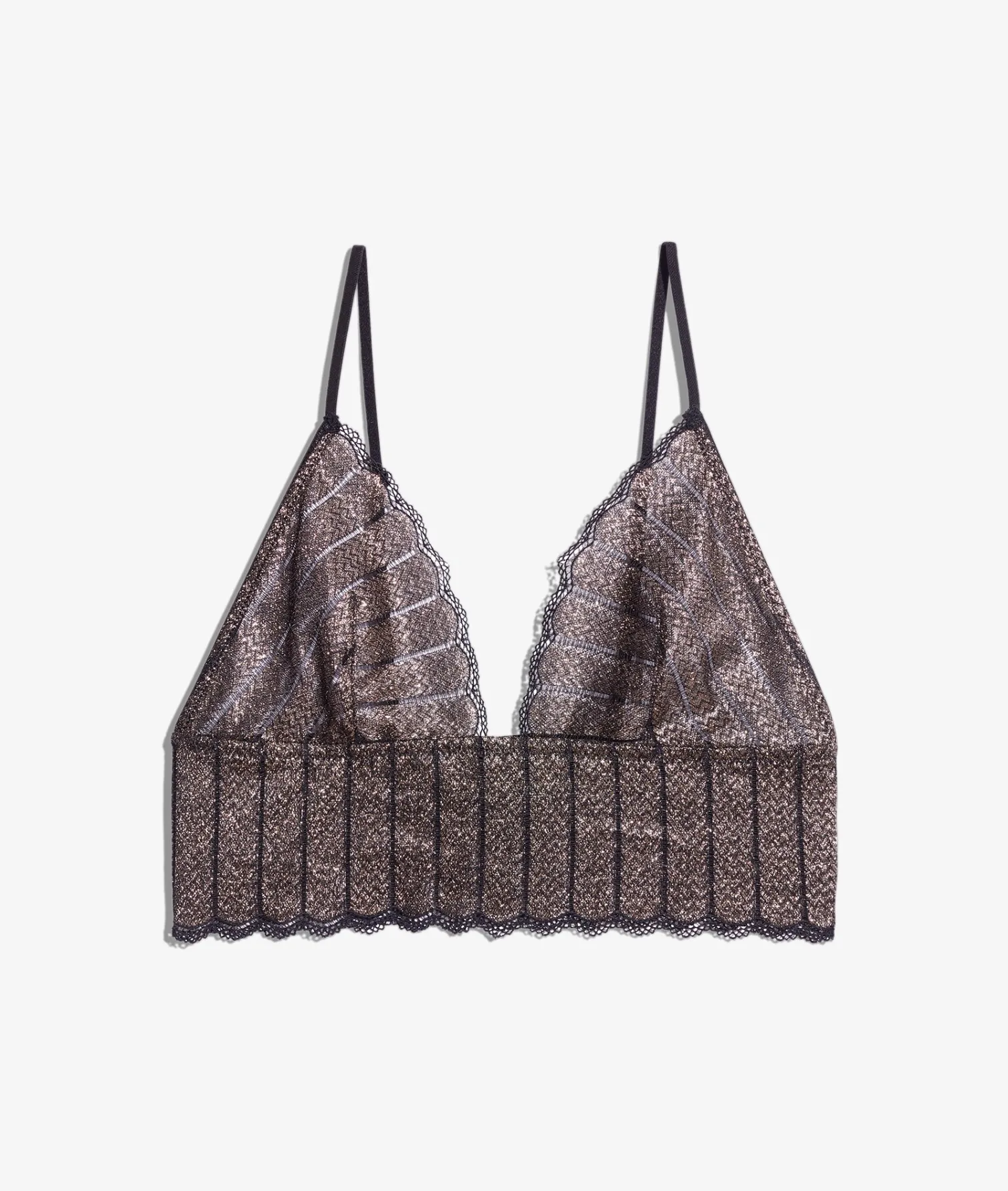 Etam Triangle sans armatures irisé CUIVRE Flash Sale