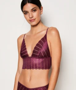 Etam Triangle sans armatures irisé PRUNE Online