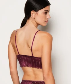Etam Triangle sans armatures irisé PRUNE Online