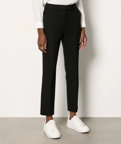 Etam Trousers with a cigarette cut BLACK New
