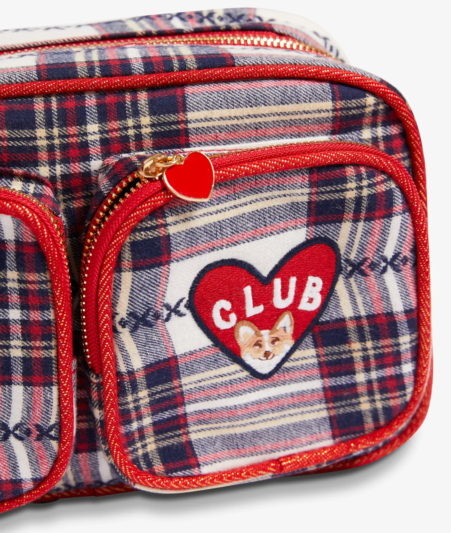 Etam Trousse à carreaux Corgi ECRU Shop