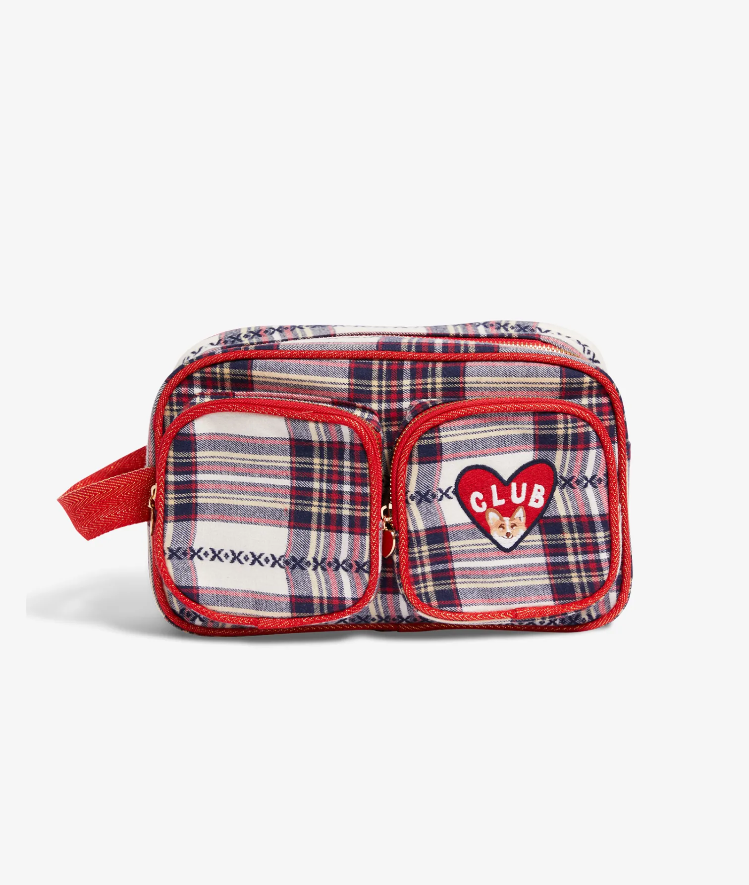 Etam Trousse à carreaux Corgi ECRU Shop