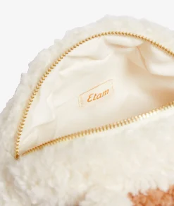 Etam Trousse en fourrure mouton ECRU Discount