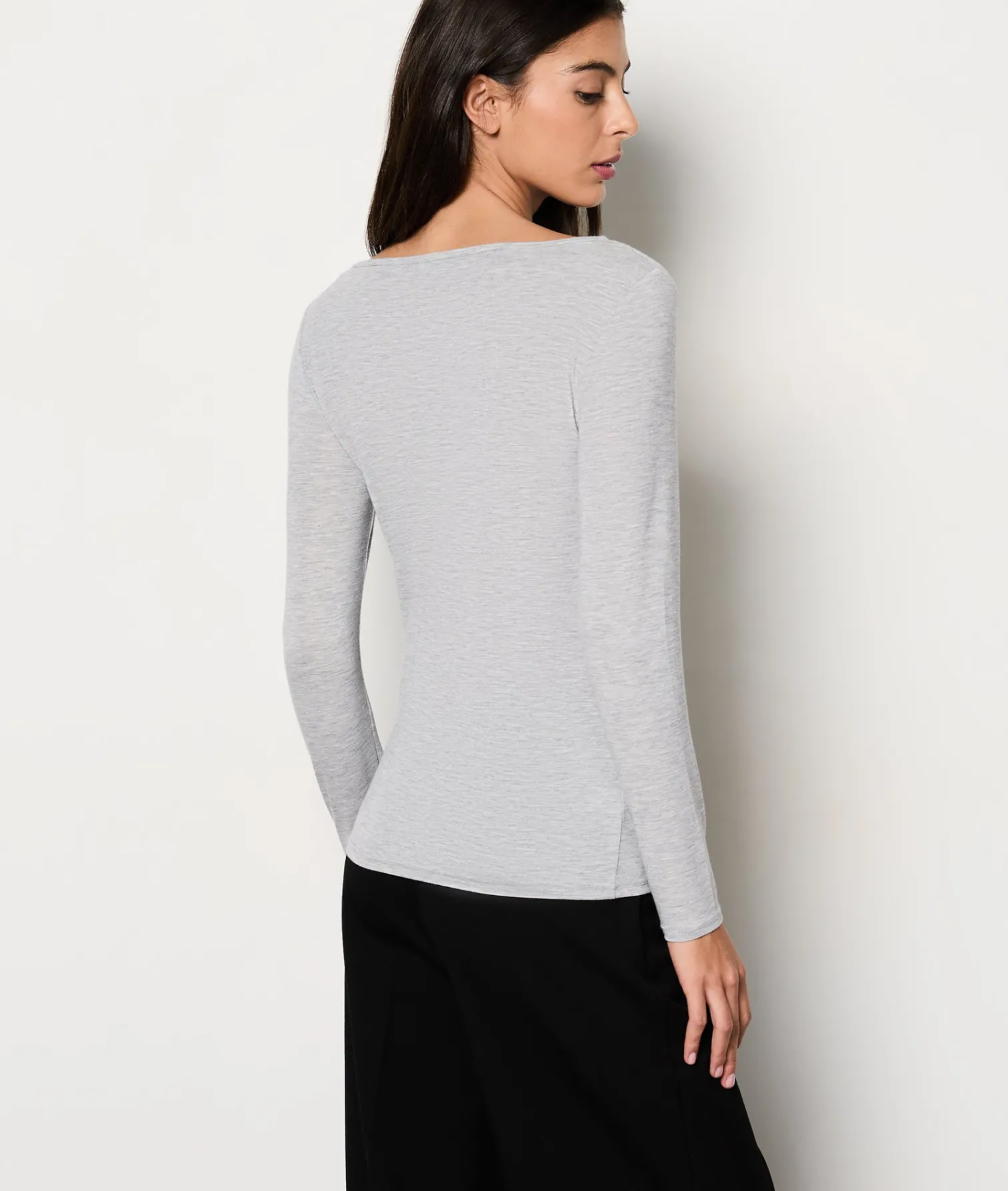 Etam T-shirt manches longues maille thermique GRISCLAIR Sale
