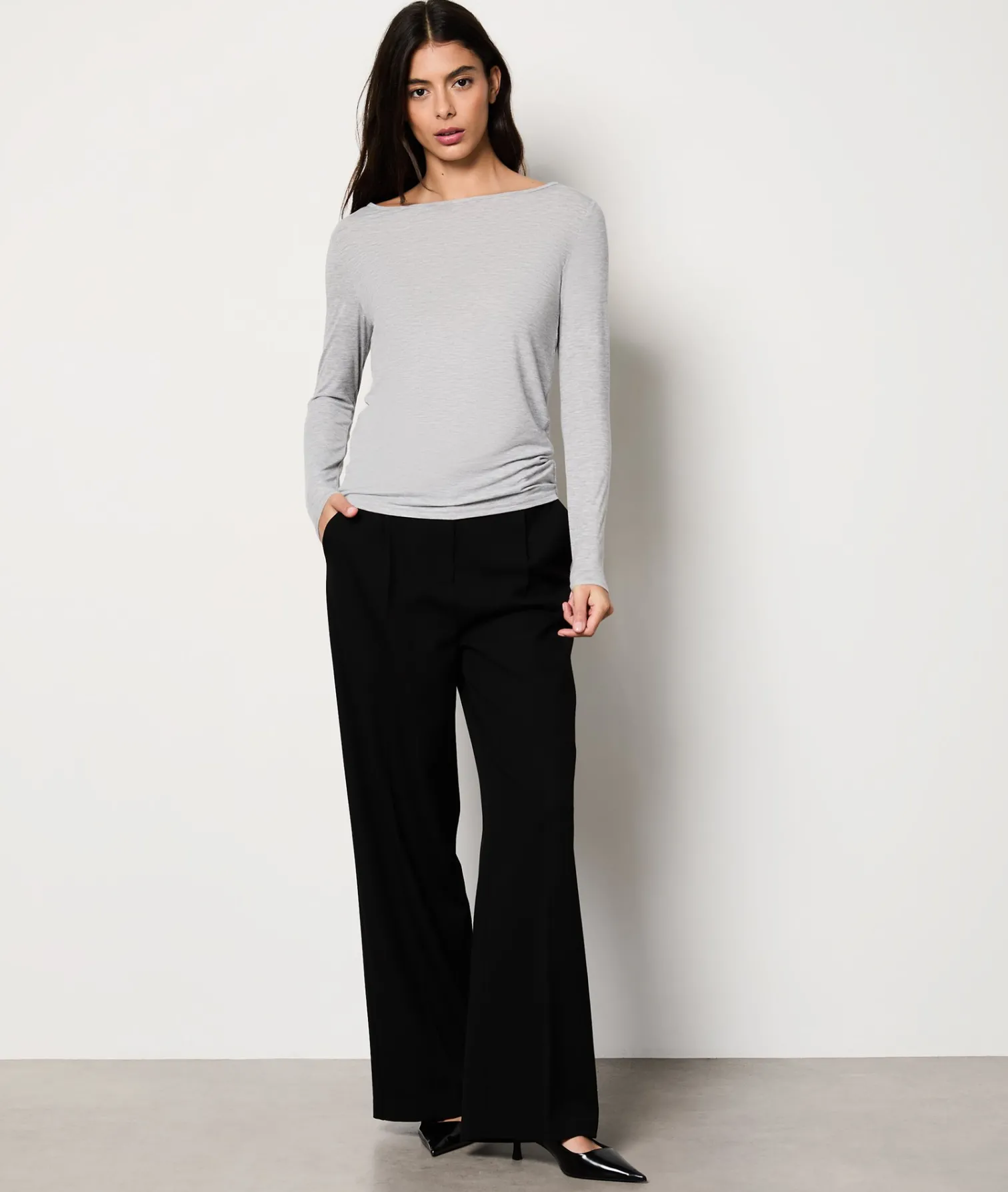 Etam T-shirt manches longues maille thermique GRISCLAIR Sale