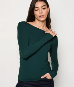 Etam T-shirt manches longues maille thermique VERTSAPIN Online