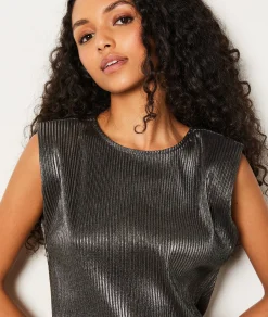 Etam T-shirt sans manches é ARGENT Cheap