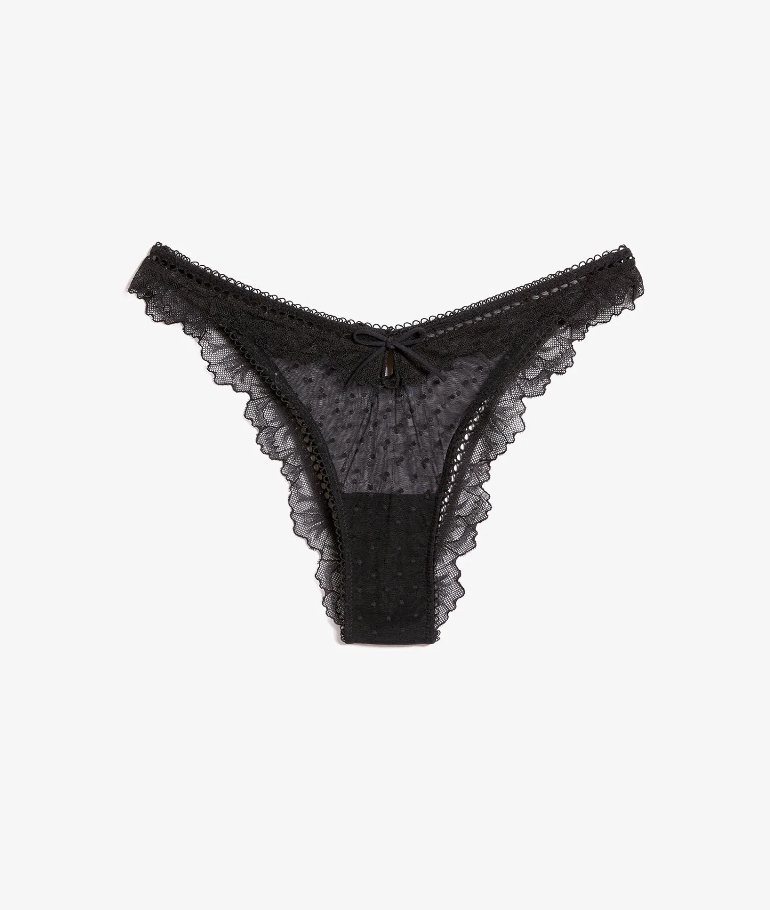 Etam Tulle and Lace Brief NOIR Outlet