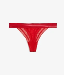 Etam Tulle Thong VERMILION Best