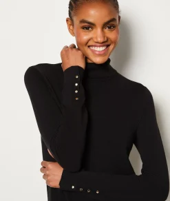 Etam Turtleneck Sweater NOIR Flash Sale