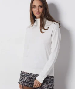 Etam Turtleneck Sweater ECRU Hot