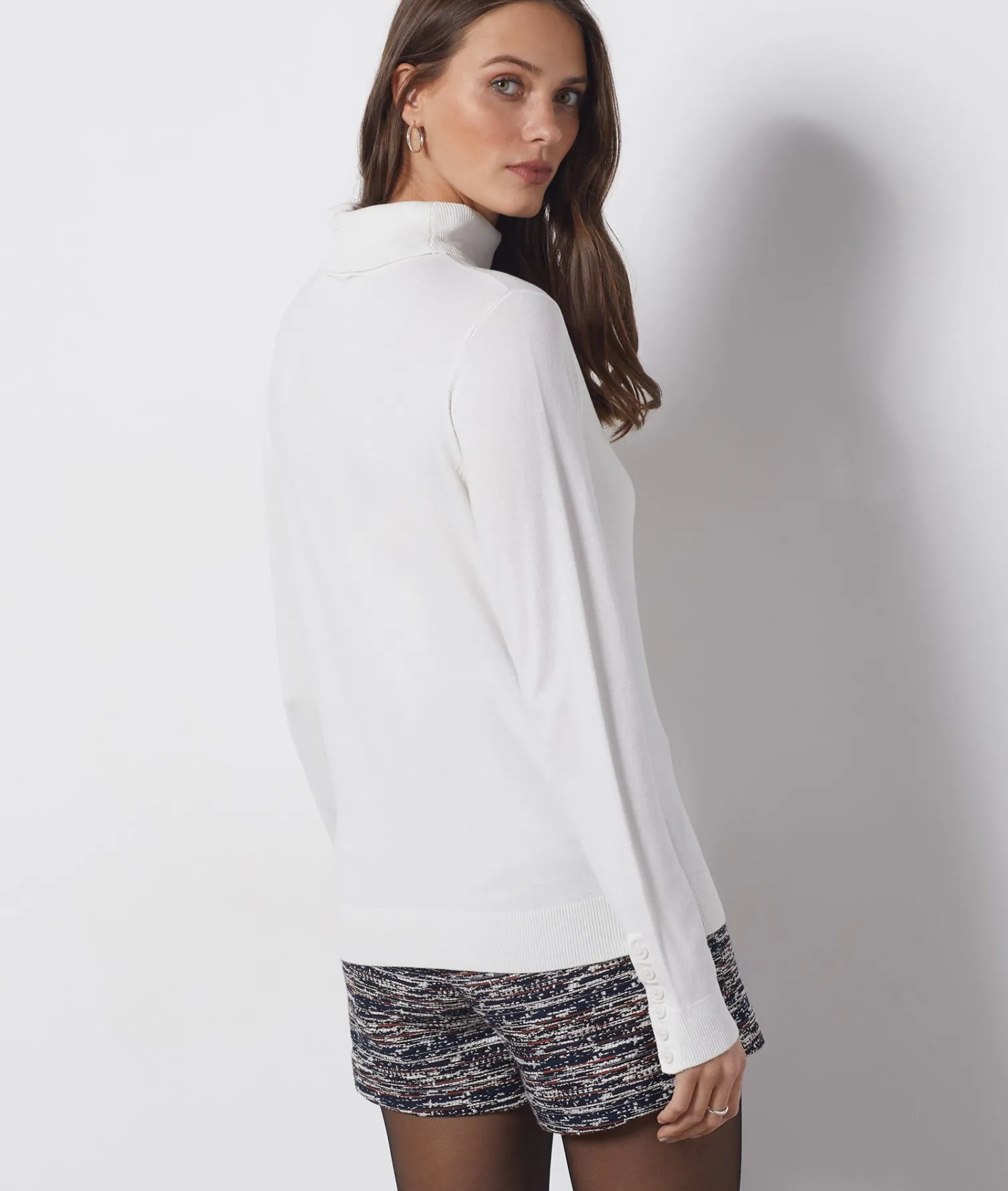 Etam Turtleneck Sweater ECRU Hot