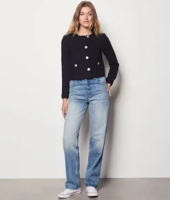 Etam Tweed-effect Jacket BLACK Store