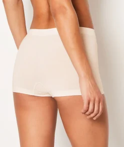 Etam Ultra-Comfortable Cotton Boyshorts ECRU Cheap