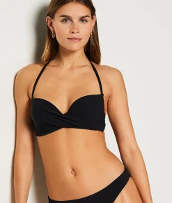 Etam Underwired Push-Up Bikini Top NOIR Online