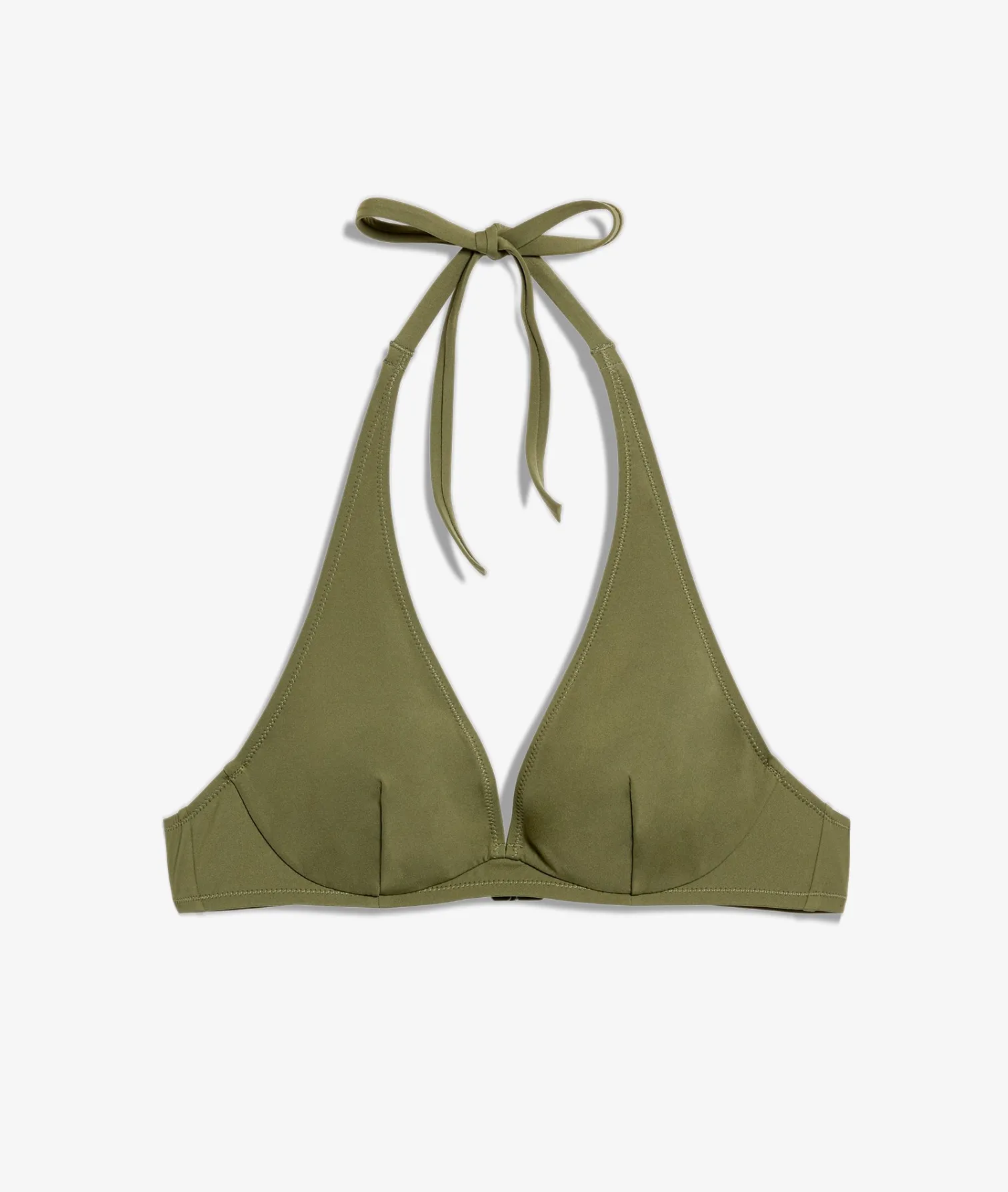 Etam Underwired Triangle Bikini Top KAKI Discount