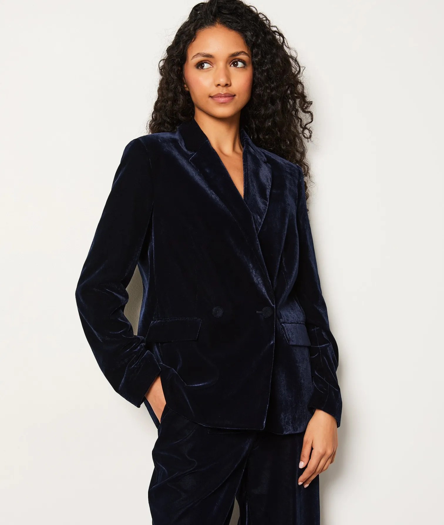Etam Veste de blazer en velours BLEUNUIT Sale