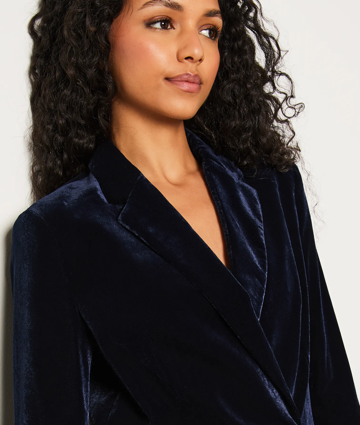 Etam Veste de blazer en velours BLEUNUIT Sale