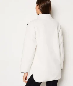 Etam Veste de pyjama polaire ECRU Flash Sale