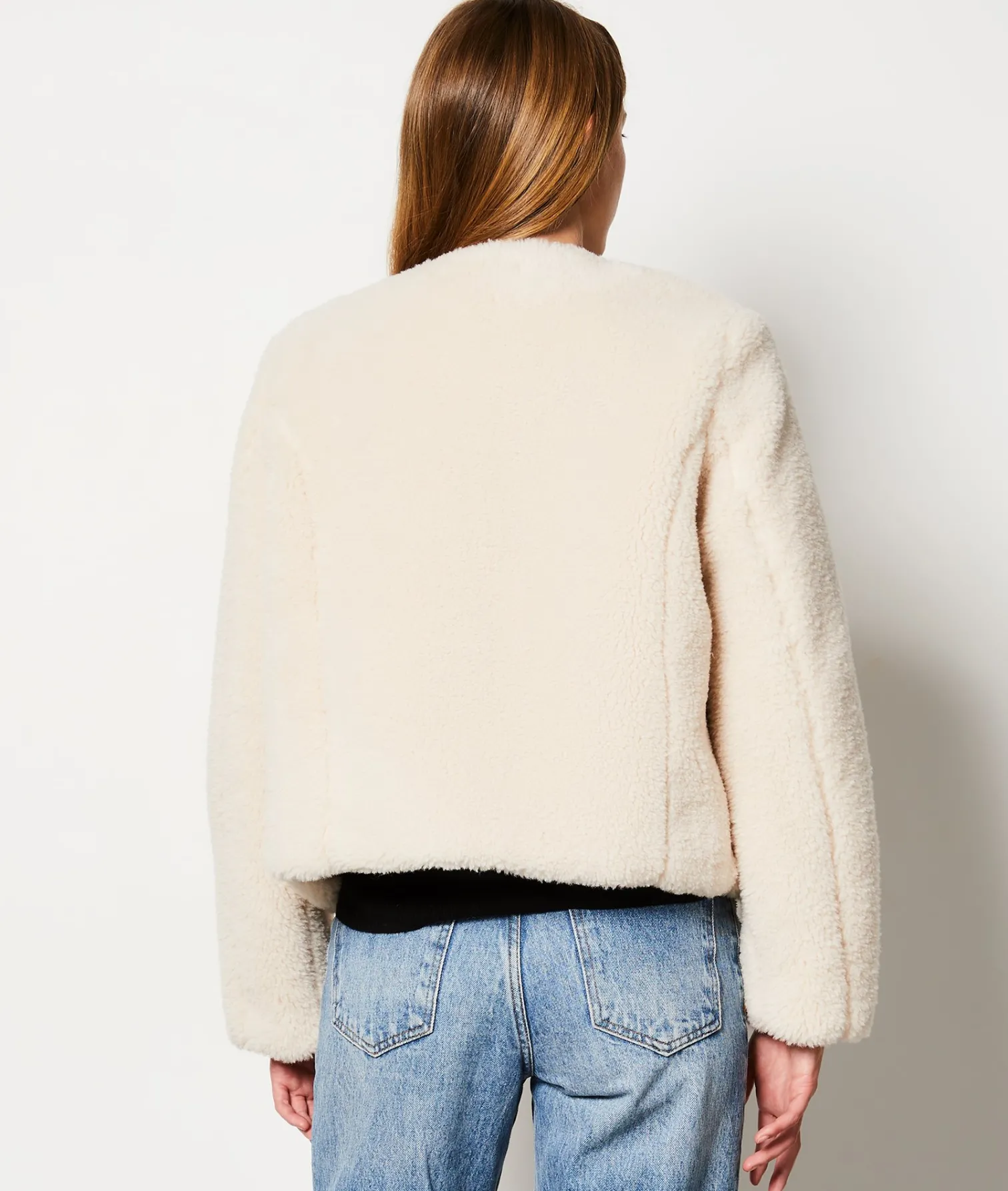 Etam Veste en fausse fourrure BLANC Best Sale