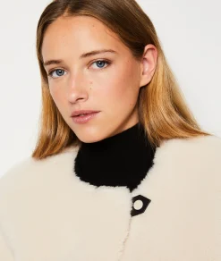 Etam Veste en fausse fourrure BLANC Best Sale